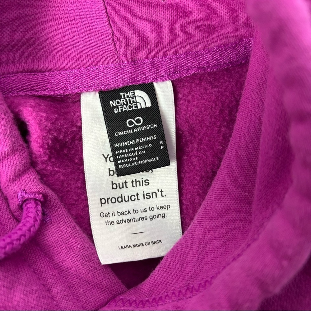 The North Face Pink Women's Hoodie Sweatshirt Graphic Small Athletic Casual - Picture 4 of 12